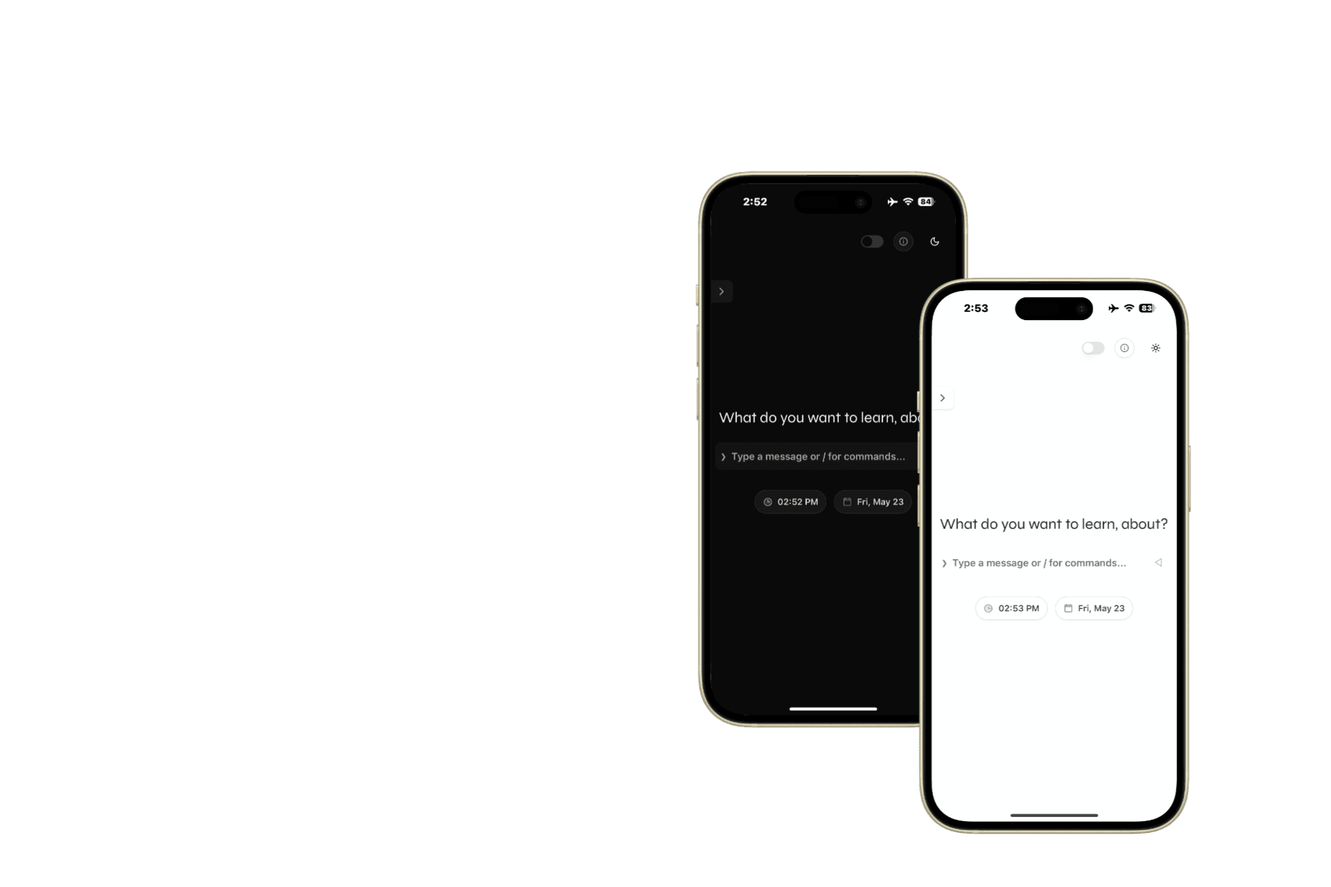 OpenBook Mobile Interface